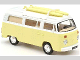 VW COMBI T2b CAMPER VAN PASTEL YELLOW 1973 1-43 SCALE 841109